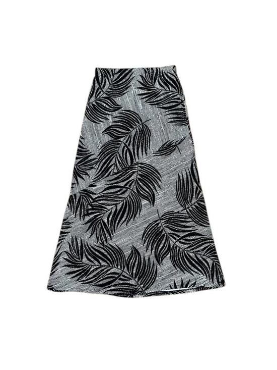 Precious Moments Dresses & Skirts - Matty M Skirt Size M - Black White Leaf Print - Stretchy
